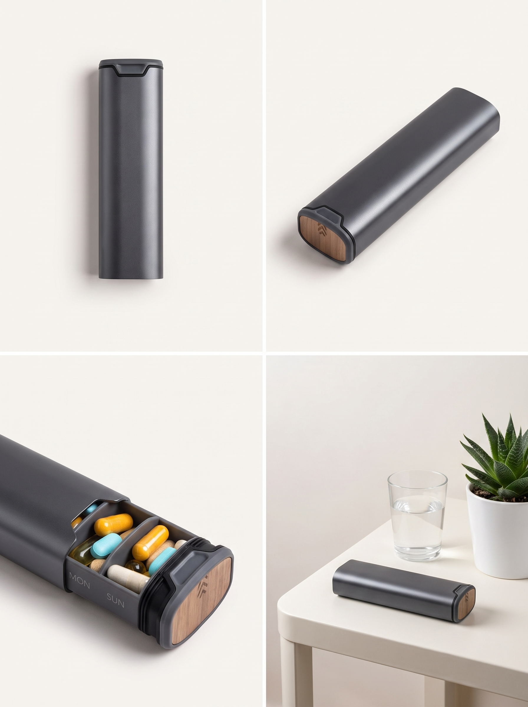 Aluminum Pill organizer